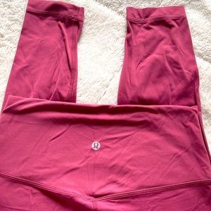 Pink lulu lemon align leggings
